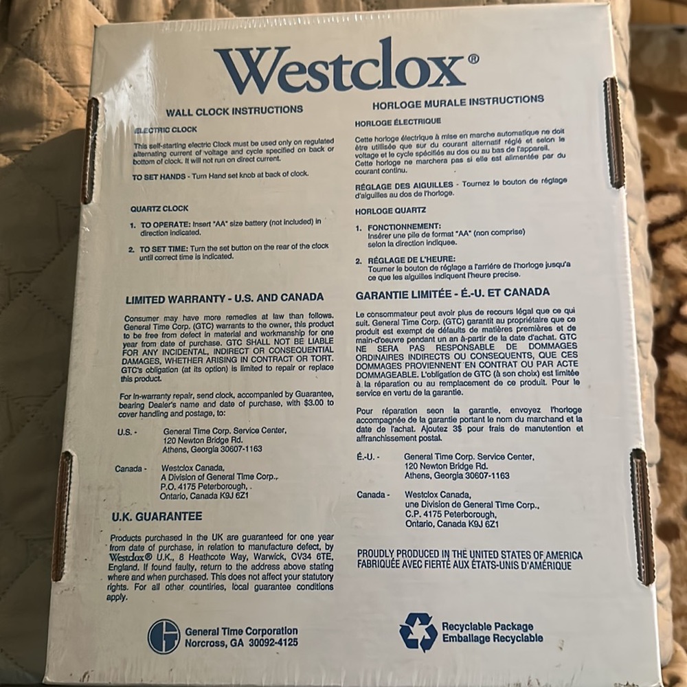 Westclox Clock - Picture 2 of 7